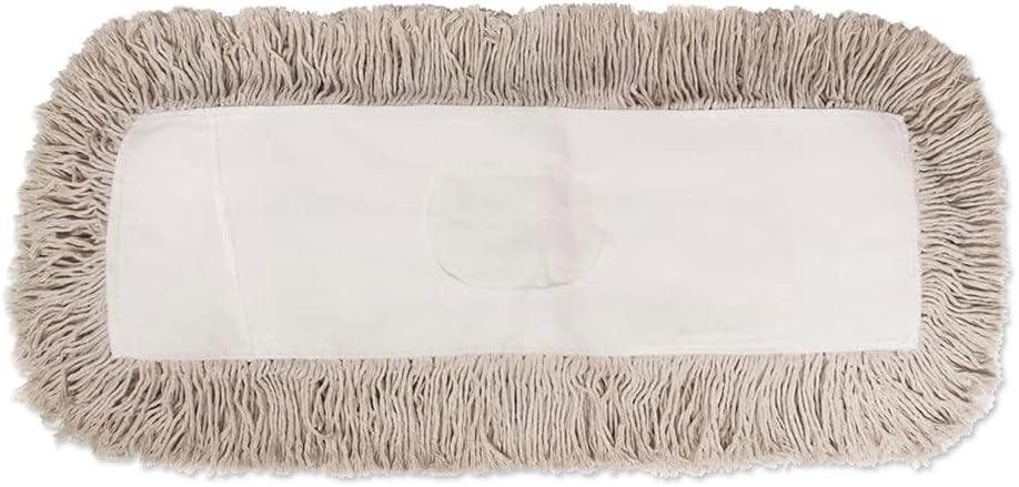Boardwalk BWK1336 36 in. x 5 in. Industrial Washable Dust Mop Head - White