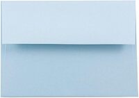 JAM PAPER A7 Premium Invitation Envelopes - 5 1/4 x 7 1/4 - Pastel Baby Blue - 25/Pack