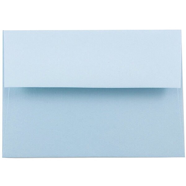JAM PAPER A7 Premium Invitation Envelopes - 5 1/4 x 7 1/4 - Pastel Baby Blue - 25/Pack