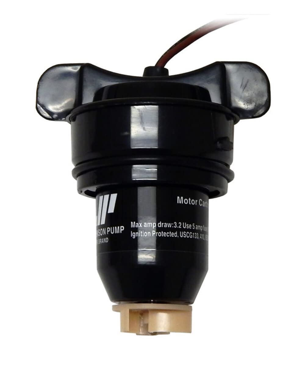 Johnson Pump of America 28512 Marine Pump Cartridge for 1000 GPH Motor, Black WATER_PUMP