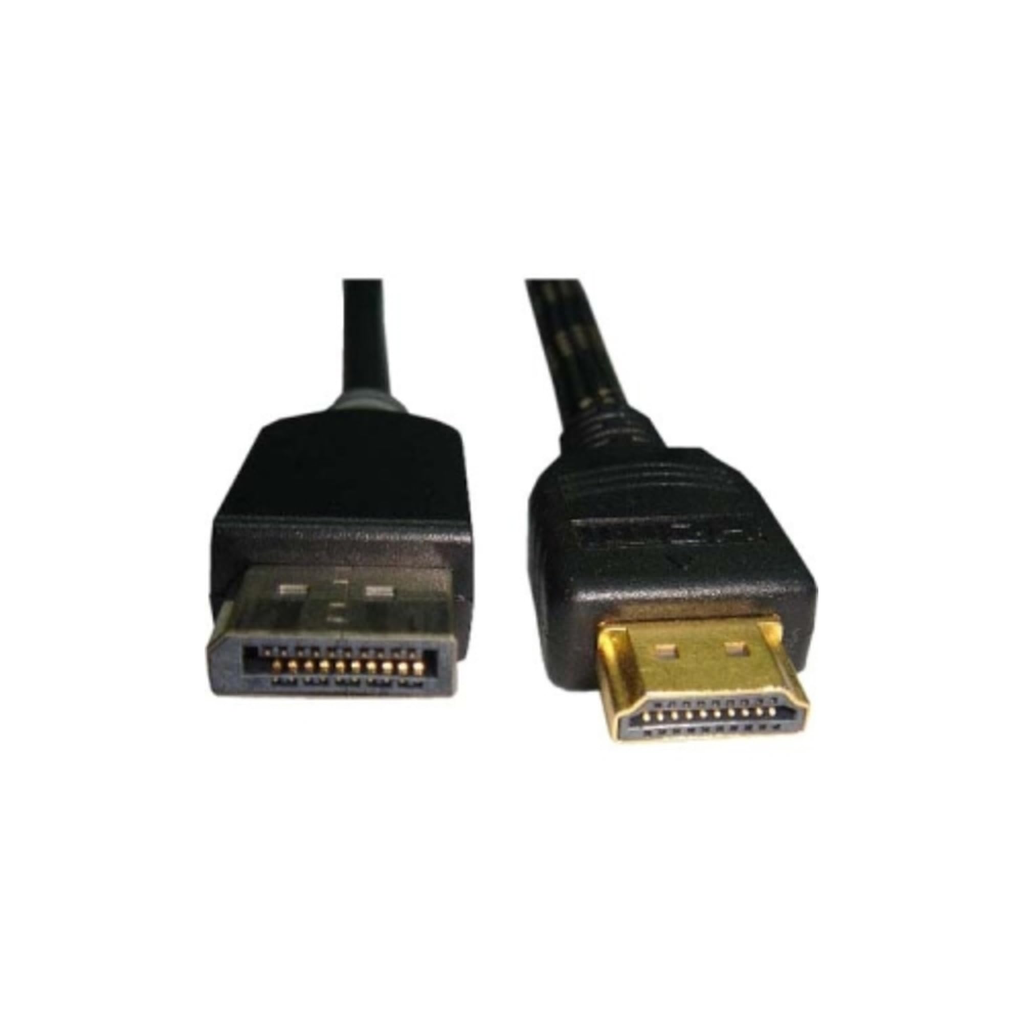 Unirise USA DisplayPort/HDMI Video Cable - 3 ft HDMI Male Video - DisplayPort Male Video - Black HDMIDP-03F-MM