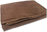 Protective Tarps - 10'x12' 12-oz. w.r.m.r.Brown Canvas tarp