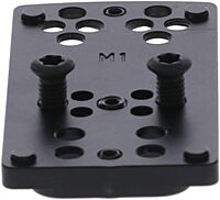 TRUGLO Pistol Red-Dot Sight Mount | CNC-Machined Billet Steel Dovetail Adapter