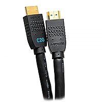 C2G 35ft Ultra Flexible 4K Active HDMI Cable Gripping 4K 60Hz - In-Wall M/M - 35 ft HDMI A/V Cable for Computer, Projector