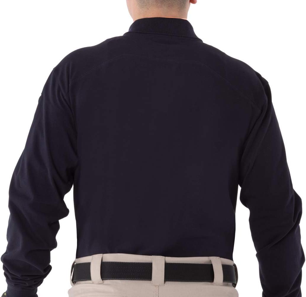 First Tactical Men's Cotton Long Sleeve Polo Advanced Fit