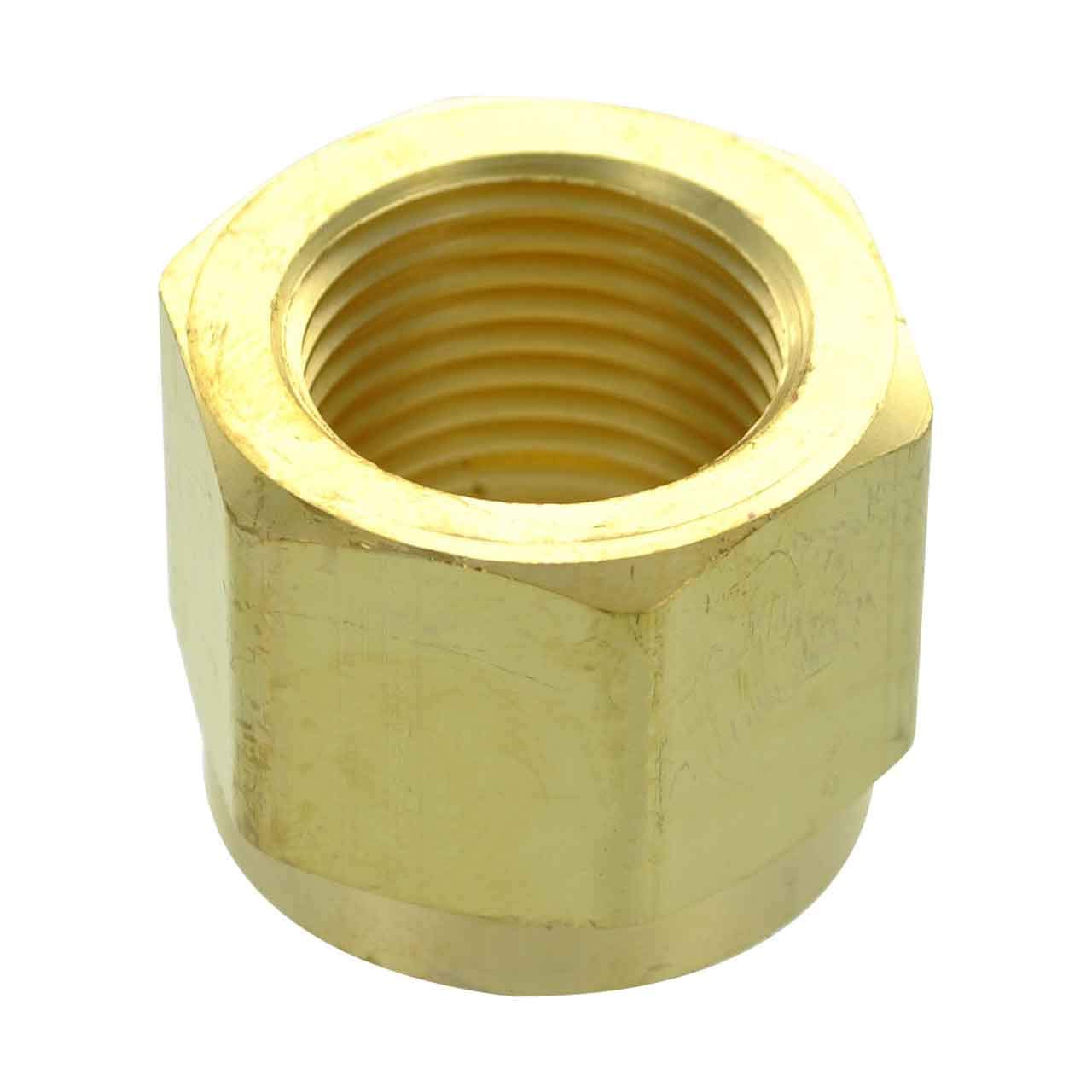 Western Enterprises CO-2 Regulator Inlet Nuts, Carbon Dioxide (CO2), Brass, CGA-320