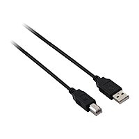 V7 High-Speed USB 2.0 Device Cable - 6 feet - A Male to B Male for Connecting PC to Digital Cameras, Printers, Scanners, External Disk Drives (V7N2USB2AB-06F) - Black