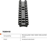 TruGlo Tactical Hunting Shooting Durable Aluminum Mounting Picatinny Optic Rail Compatible with Picatinny & Weaver-Style