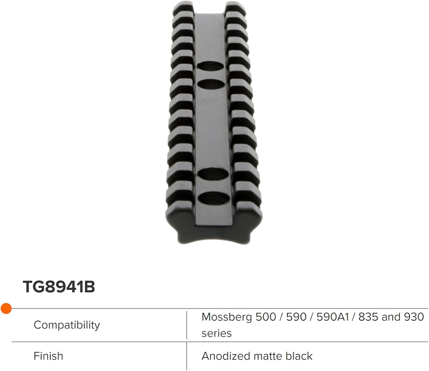 TruGlo Tactical Hunting Shooting Durable Aluminum Mounting Picatinny Optic Rail Compatible with Picatinny & Weaver-Style
