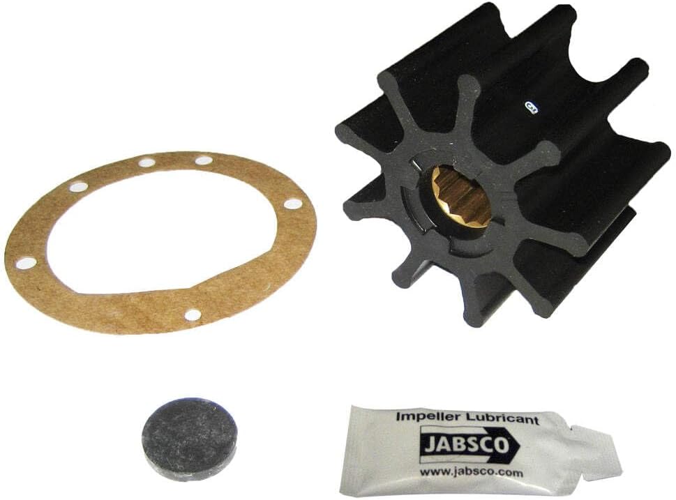 Jabsco Impeller Kit - 9 Blade - Nitrile - 3-3/4" Diameter x 2-1/2" W, 1" Shaft Diameter