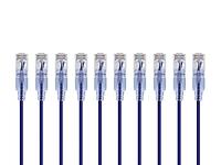 Monoprice SlimRun Cat6A Ethernet Patch Cable - 30AWG UTP Snagless RJ45 10G