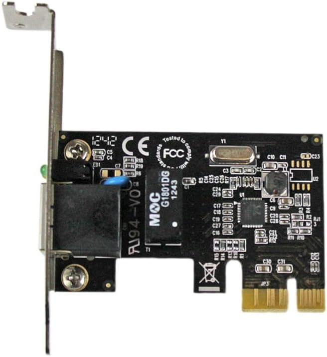 StarTech.com 1 Port PCIe Network Card - Low Profile - RJ45 Port - Realtek RTL8111H Chipset - Ethernet Network Card