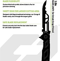 Schrade Enrage Replacement Blades 6 Pack with 2.5-3" 420A Steel Blades, Compatible with Schrade Enrage Series, for Hunting