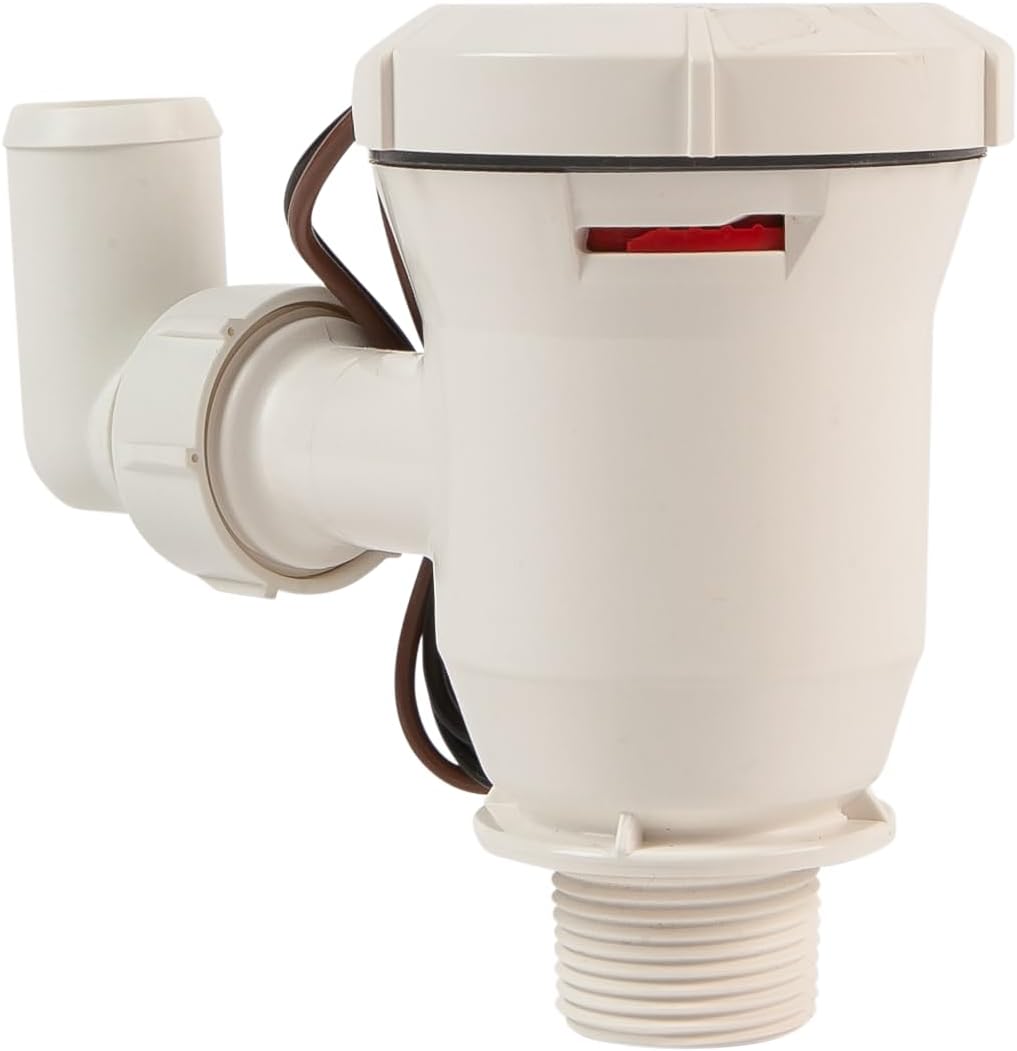 Attwood 5663-4 Tsunami Mk2 1200 GPH Aerator Pump, 12 Volt, 1" NPT Inlet, White