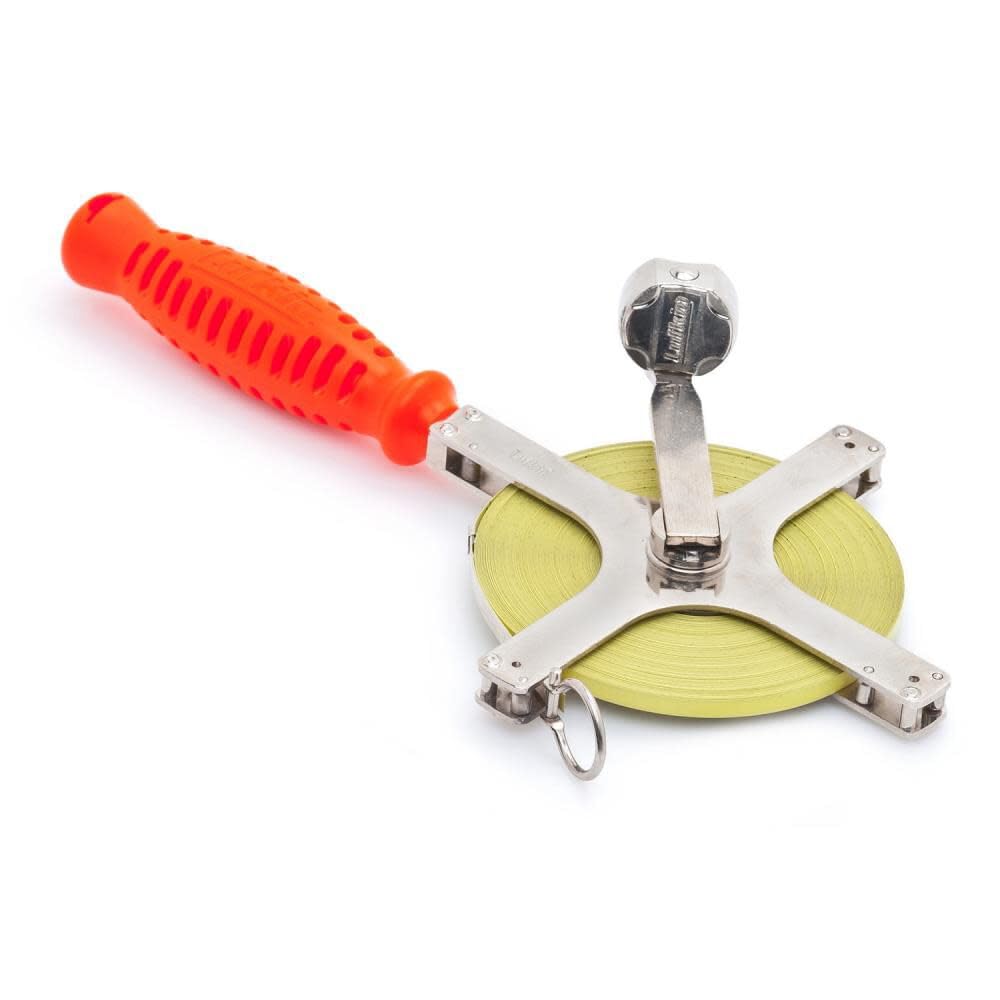 Crescent Lufkin 1/4" x 100' Derrick Chrome Clad® Tape Measure - C2276DN