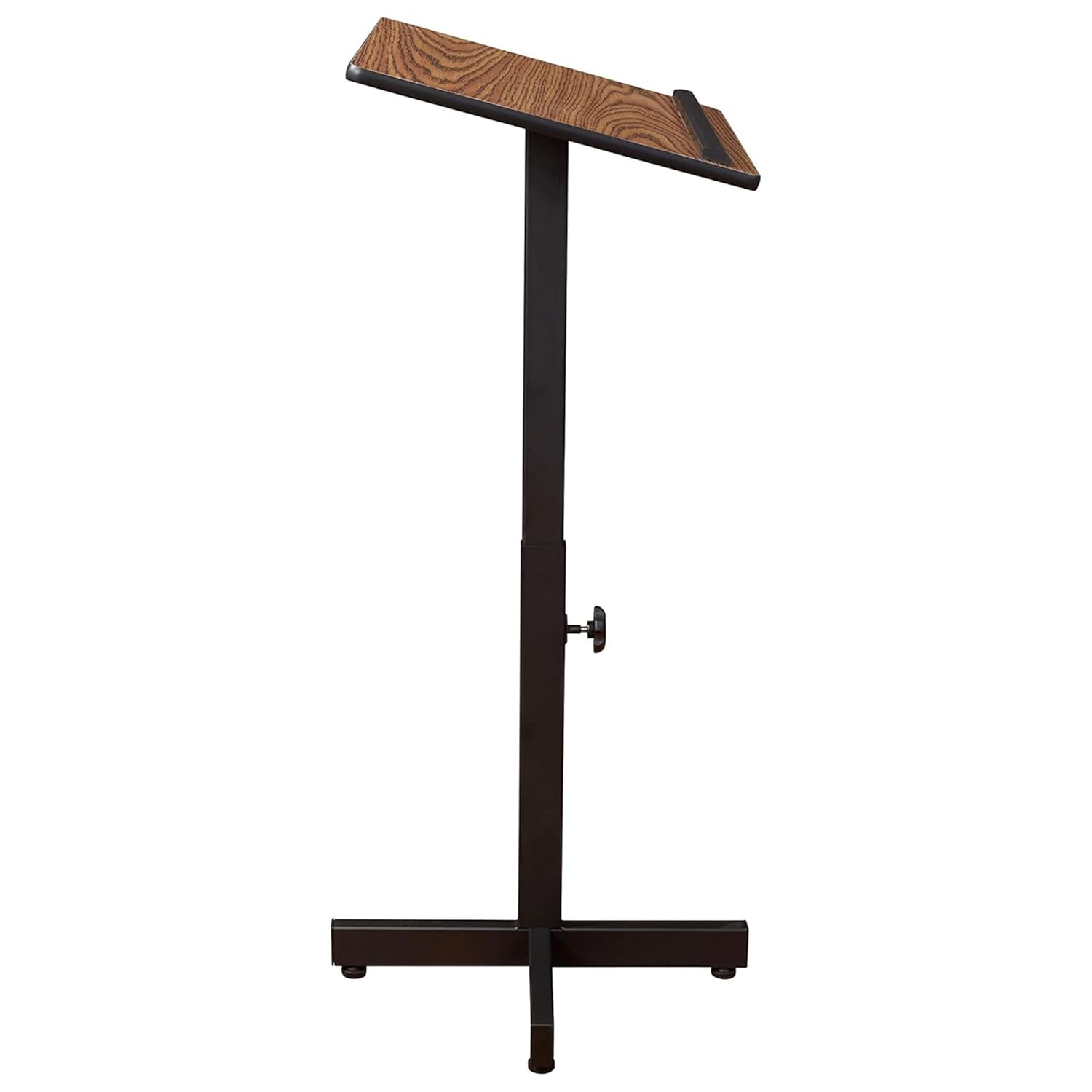 Oklahoma Sound Portable Presentation Series Adjustable Height Lectern Stand 16 Inch x 20 Inch Reading Surface with Book