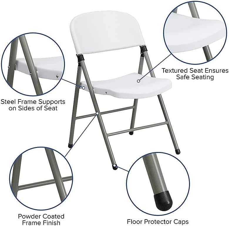 Flash Furniture HERCULES Plastic Folding Chairs