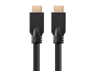 Monoprice High Speed HDMI Cable - Commercial Series, CL2 In-Wall Rated, Gold-Plated