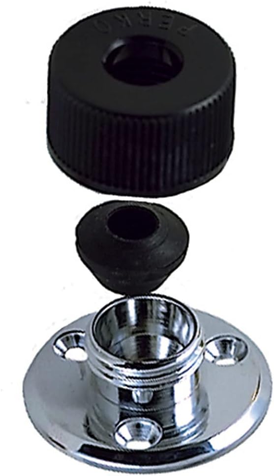 Perko 0424DP0CHR Chrome Plated Brass Watertight Cable Outlet