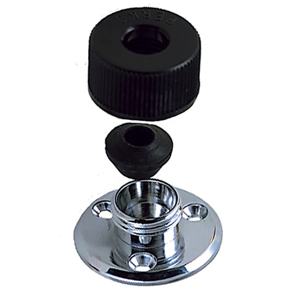 Perko 0424DP0CHR Chrome Plated Brass Watertight Cable Outlet