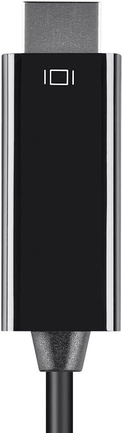 Monoprice USB C to HDMI 3.1 Cable - 5Gbps, 4K@30Hz, Type C, Mirror or Expand You PC Display, 3 Feet, Black