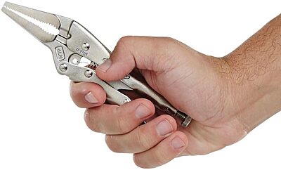 Irwin Vise-Grip Locking Pliers, Original, Long Nose, 6 In