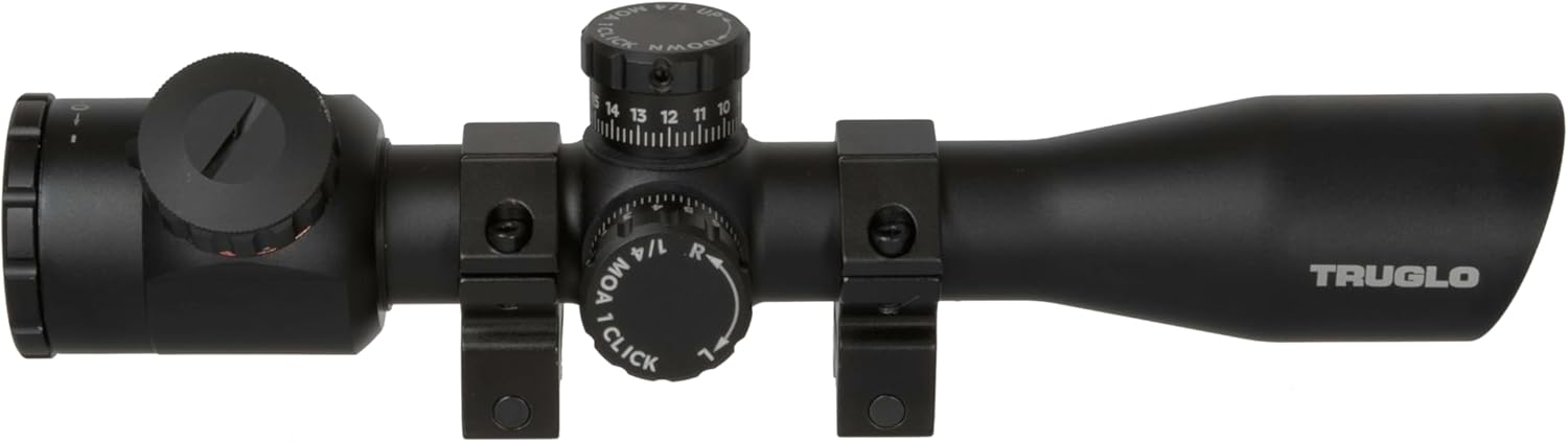 TRUGLO TRU-Brite Xtreme 4X32mm Compact Rifle Scope with Rings