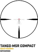 Sig Sauer Tango-MSR Compact LPVO 1-8x24 30mm Maintube Second Focal Plane/F2/SPF Waterproof Shockproof Hunting Scope | Illuminated MSR BDC-8 Reticle, 6 Illumination Settings (SOTMC81000)