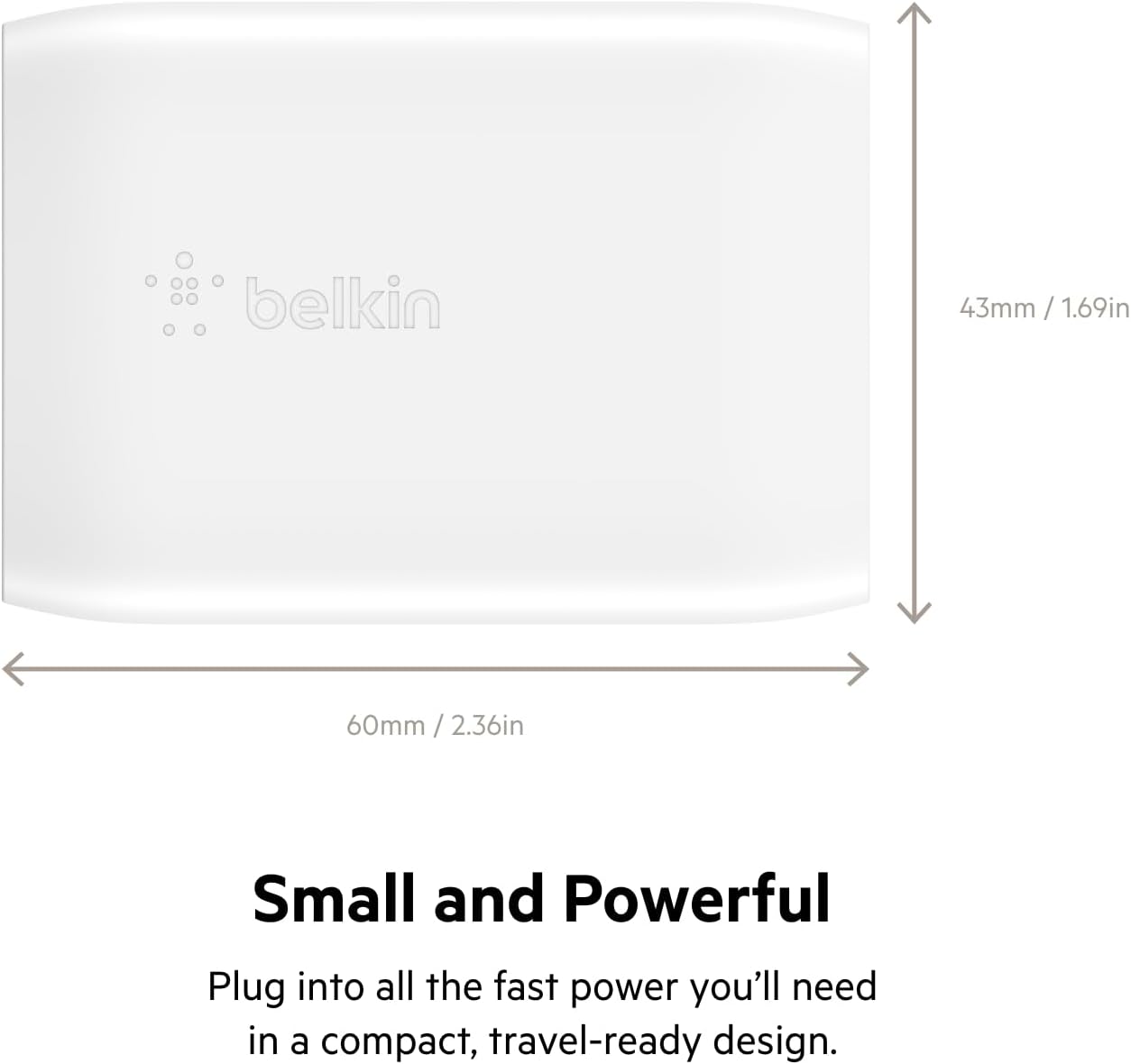 Belkin 30W USB-C GaN Wall Charger - PD 3.0 & PPS