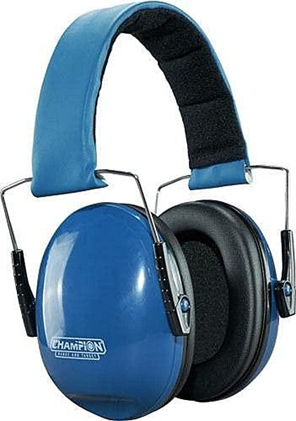 Champion Targets 40992 Small Frame Passive Earmuffs, 21dB Noise Reduction Rating, Blue