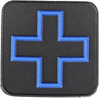 ELEVEN 10 PVC Medic Cross Patch with Hook Backing