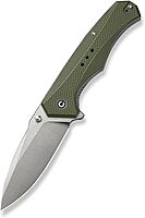 CIVIVI Knives Photonix Liner Lock C23081B-2 OD Green Coarse G10 and 14C28N Stainless Steel Pocket Knife