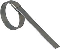 BAND-IT Galvanized Carbon Steel Center Punch Clamps