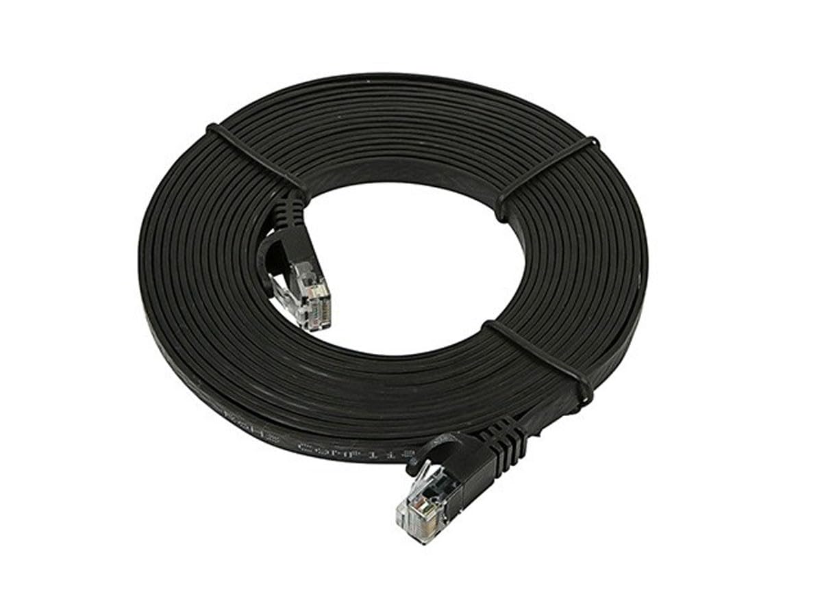 MONOPRICE Cat5e Flat Patch Cable UTP 30AWG Snagless RJ45