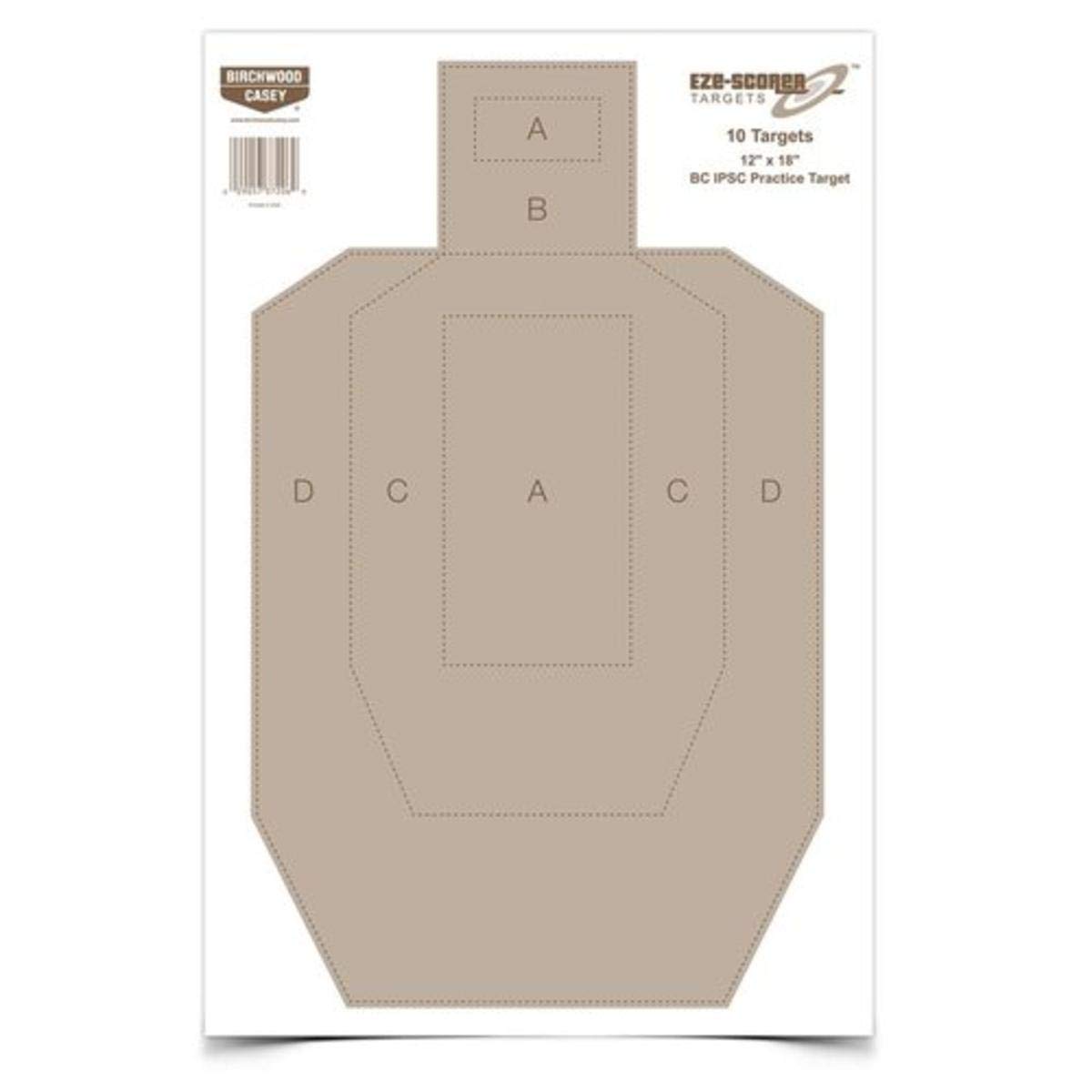 Birchwood Casey Eze-Scorer IPSC Practice Paper Targets