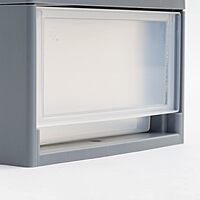 IRIS USA 5-Pack Stackable Storage Drawers, Gray, 13.13 x 8.50 x 5.38 in