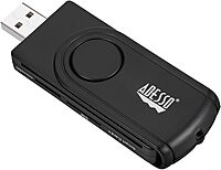 SCR-200 Smart Card CAC Reader for ID, Credit Card, SD, Micro SD, SIM, and M2 Smartfold Smart Card Reader