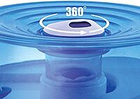 Crane Personal Ultrasonic Cool Mist Travel Humidifier and Vaporizer for Congestion Relief, 360° Adjustable Nozzle