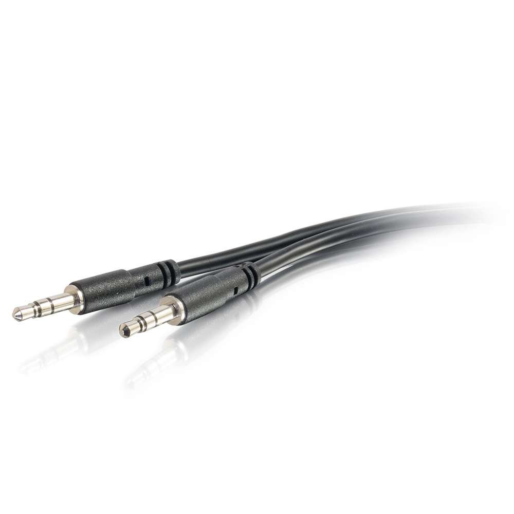 C2G 22602 Slim Auxiliary 3.5mm Audio Cable (10 Feet, 3.04 Meters)