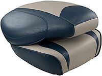 Springfield 1780238 Deluxe Fish Pro High Back Folding Seat - Blue/Grey