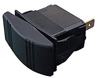 Sea-Dog Illuminating Contura Rocker Switch, 420211-1, On/Off SPST