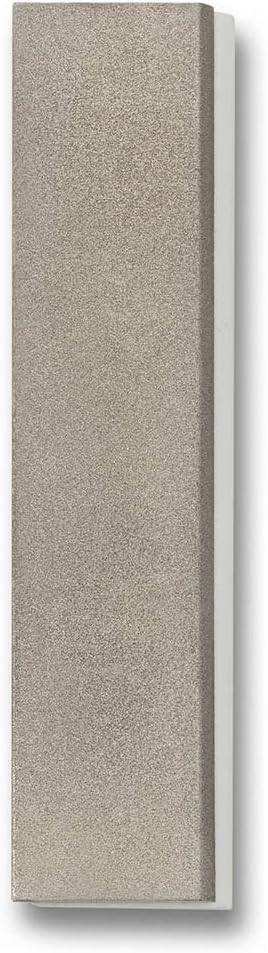 Spyderco - White Silver - DoubleStuff Sharpening Stone - Fine Ceramic Stone and Cubic Boron Nitride - 303FCBN2