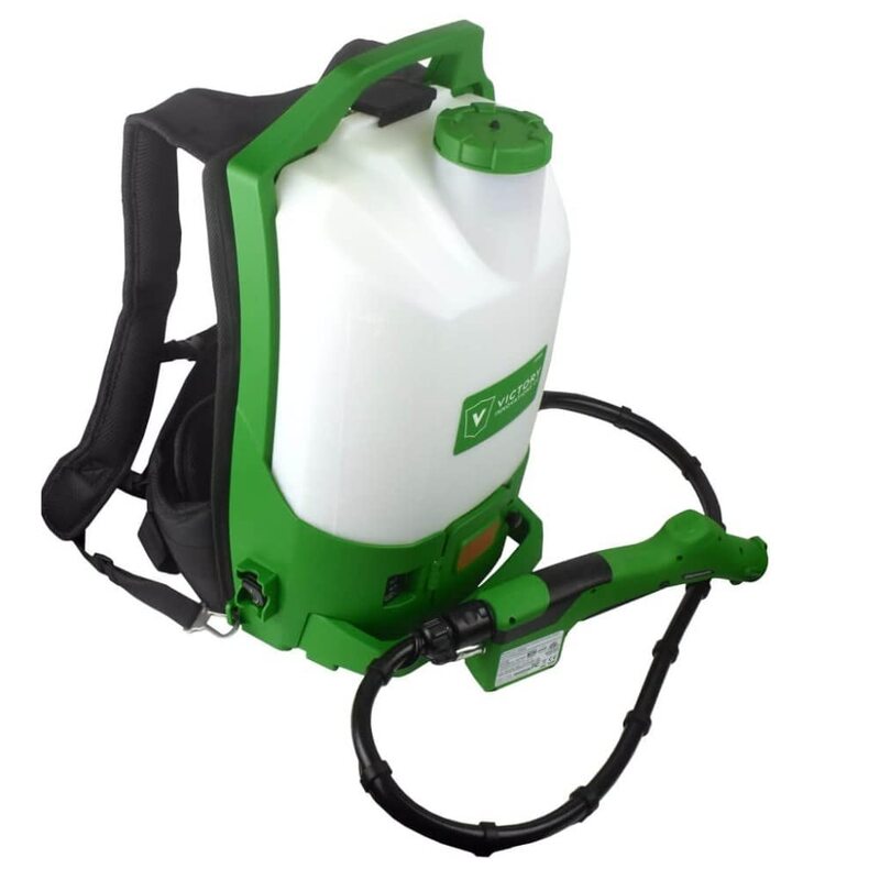 Victory Innovations Cordless Electrostatic Backpack Sprayer Machine for disinfectants, sanitizer, Cleaning,Green,VP300ES