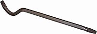 Mayhew Pro 41280 Black Oxide Die Separating Bar, 18", 5/8" Hex, Chisel Gooseneck, Point Tip