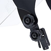 SELLSTROM Safety Face Shield with Universal Hard Hat Slot Adapter, Clear Anti-Fog Polycarbonate