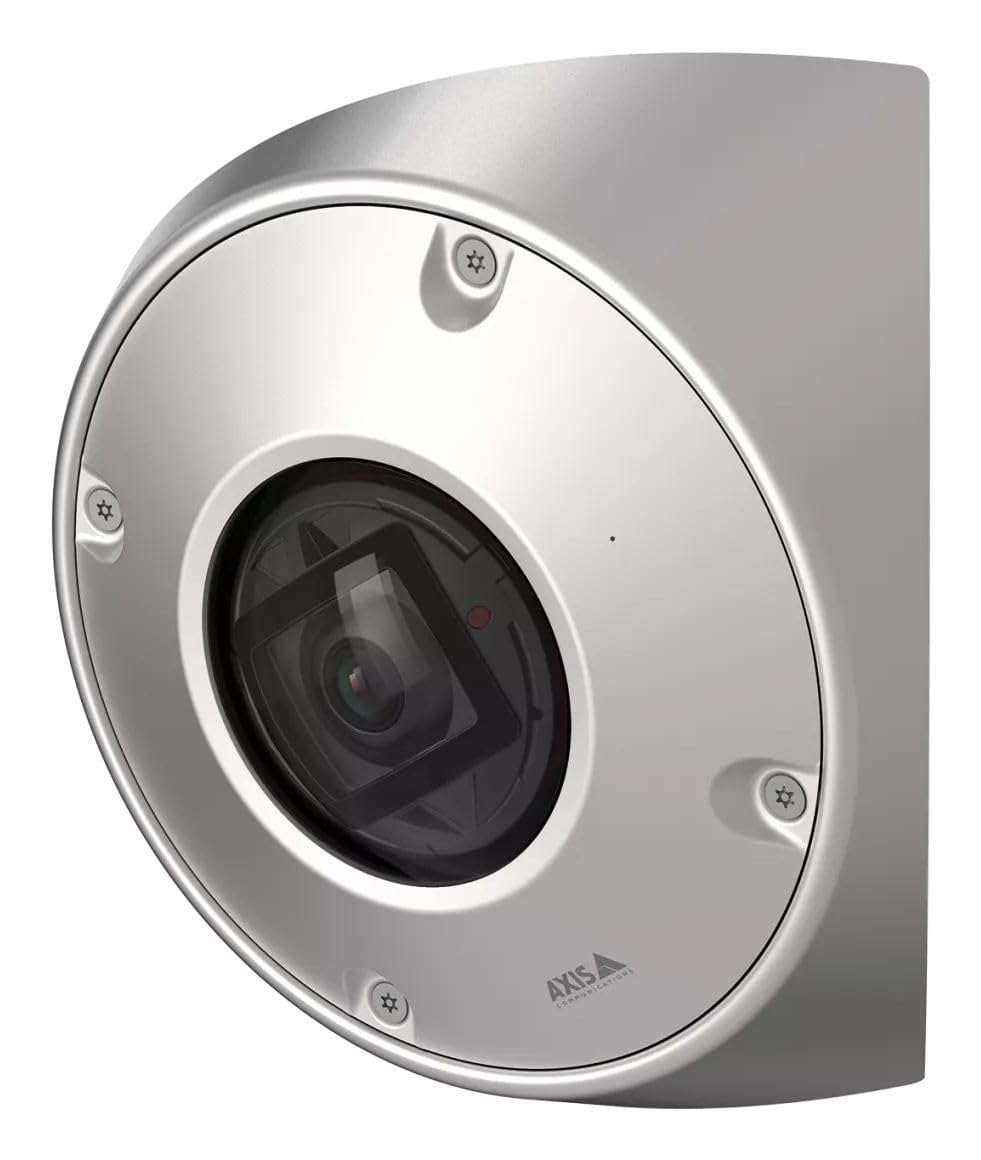 Axis Q9216-SLV White Corner Mount Camera