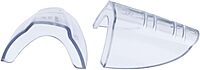 H.L. Bouton Slip-On Sideshields for safety glasses, Clear Flexible, One pair, 99705 6x5x.25