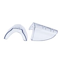 H.L. Bouton Slip-On Sideshields for safety glasses, Clear Flexible, One pair, 99705 6x5x.25