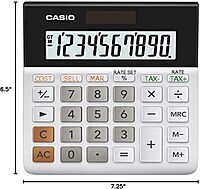 Casio MH-10M Desktop Calculator – Large 10-Digit Display | Cost/Sell/Margin & Tax Functions | Ideal for Home & Office Use