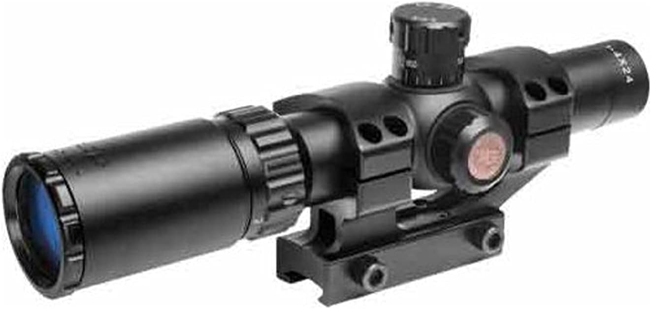 TRUGLO TRU-BRITE 30 Series Dual-Color Illuminated Reticle Rifle Scope with Mount